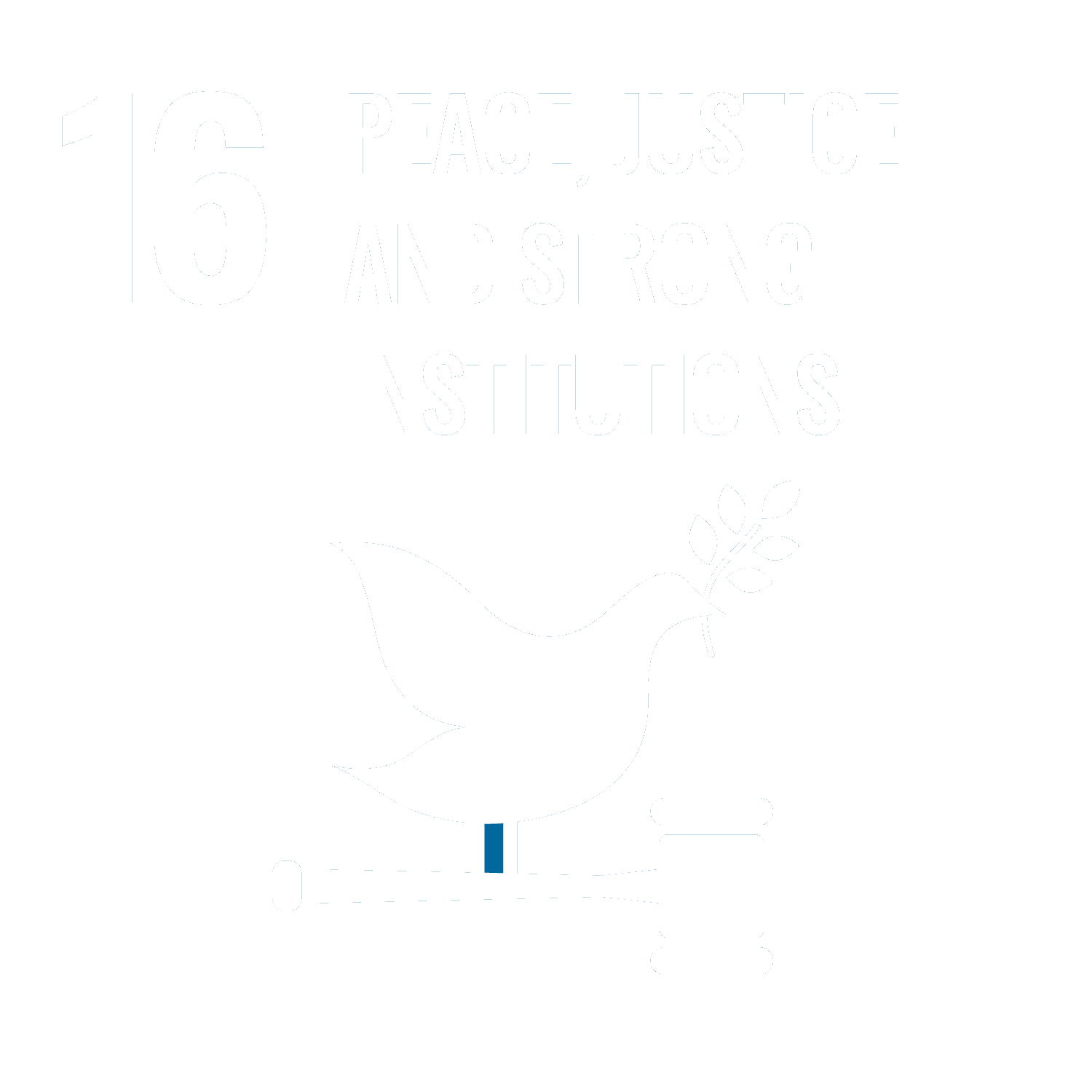 UN Sustainable Development Goals Peace Justice Strong Institutions