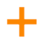 Orange Plus Icon