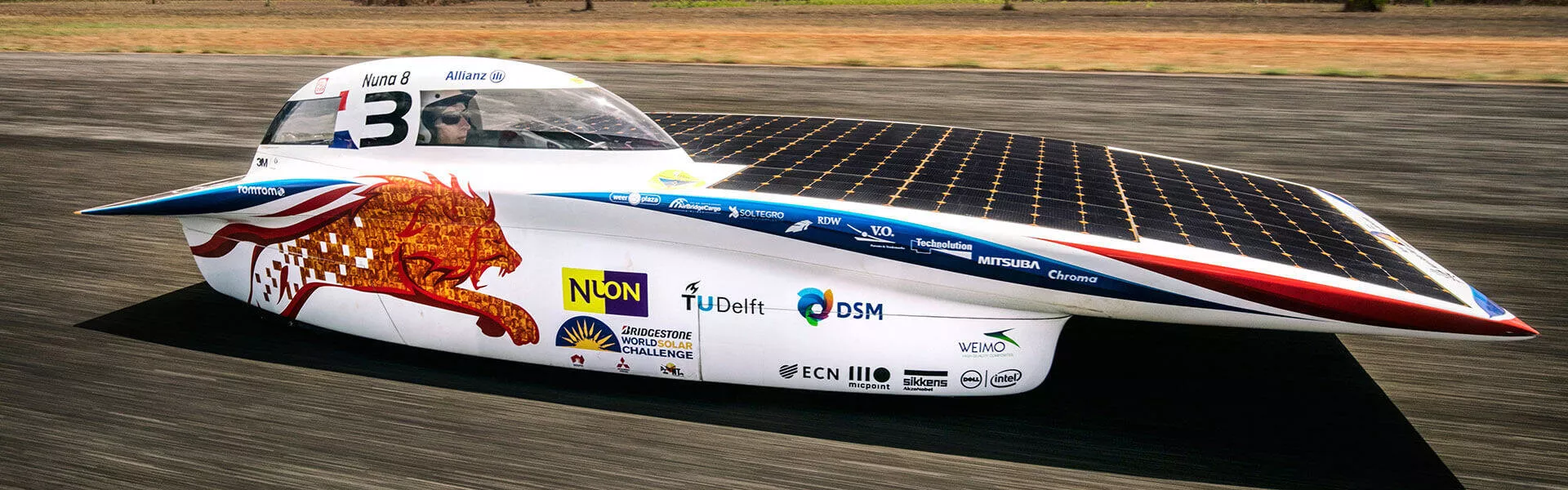 Solar Car NUNA 8, powered by Maxeon Solar Cells