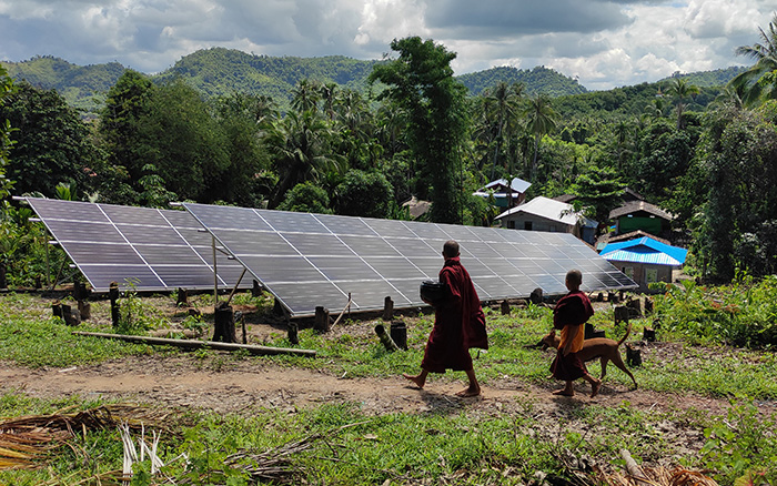 Mini-réseaux solaires au Myanmar