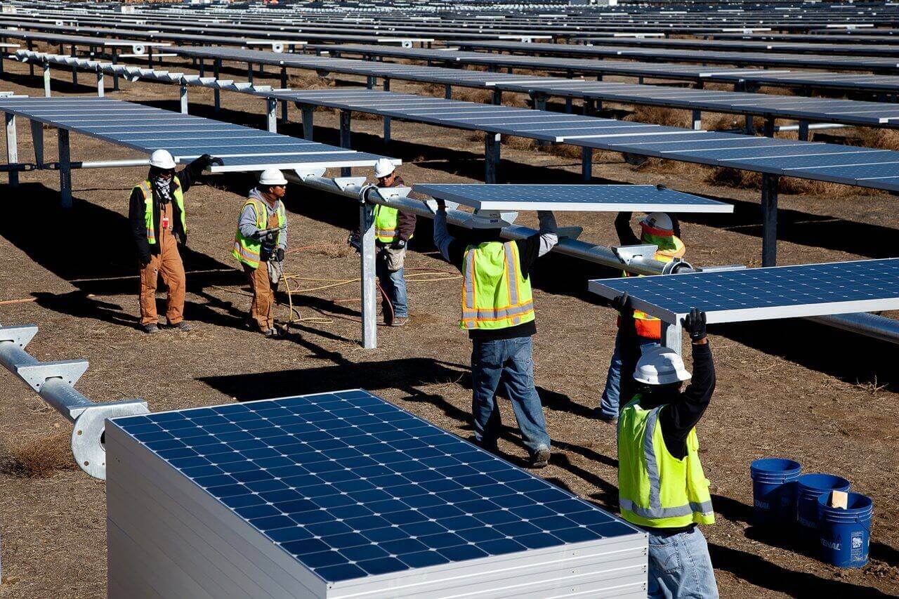 Solar Power Plant Installation