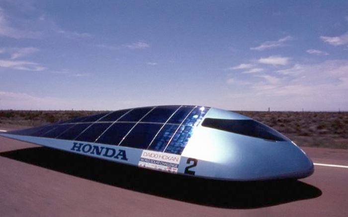 Der solarbetriebene Honda 2