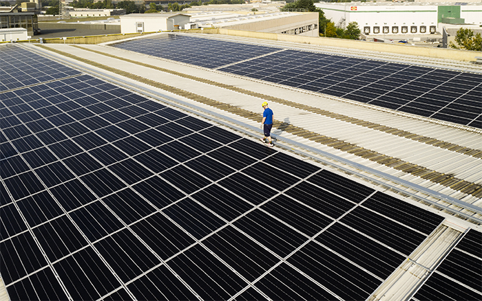 Los paneles fotovoltaicos de SunPower sobre el tejado de Carioca para inculcar la sostenibilidad de la energía solar