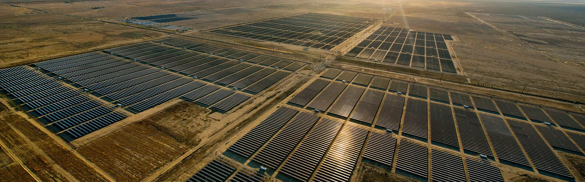 large scale solar power plant