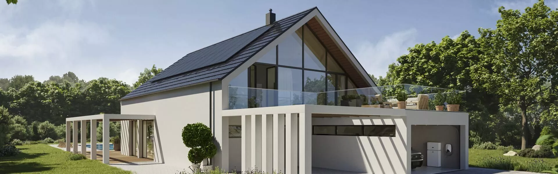 Casa con Ecosistema SunPower ONE 