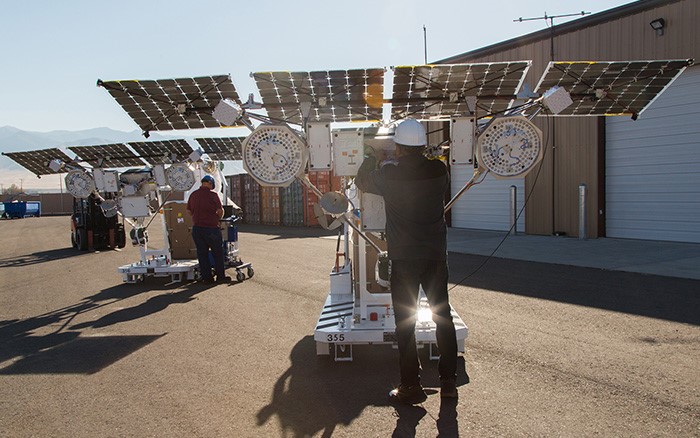 Projet Loon avec cellules photovoltaïques SunPower