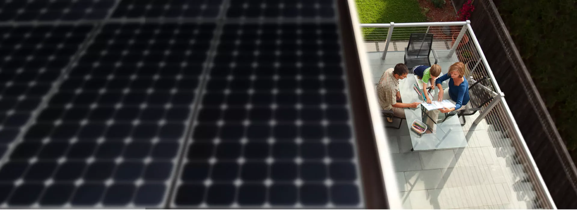 rooftop solar panels on an Italian home