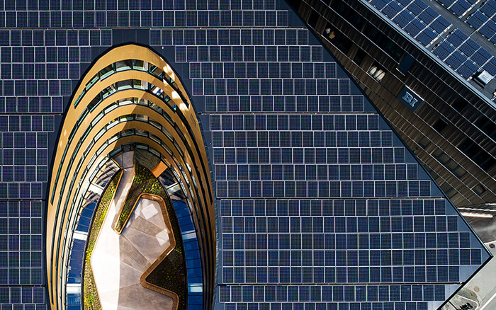 Solar Panels Installed on Powerhouse Brattorkaia Norway