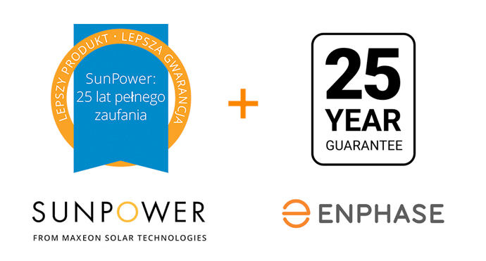 Gwarancja SunPower i Enphase