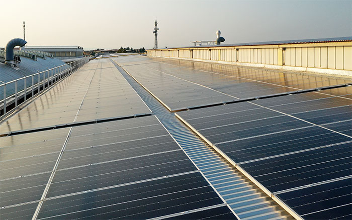 Arpa Industriale SunPower Solar Panels Installation